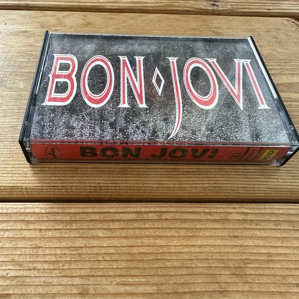 Bon Jovi Slippery when wet cassette tape